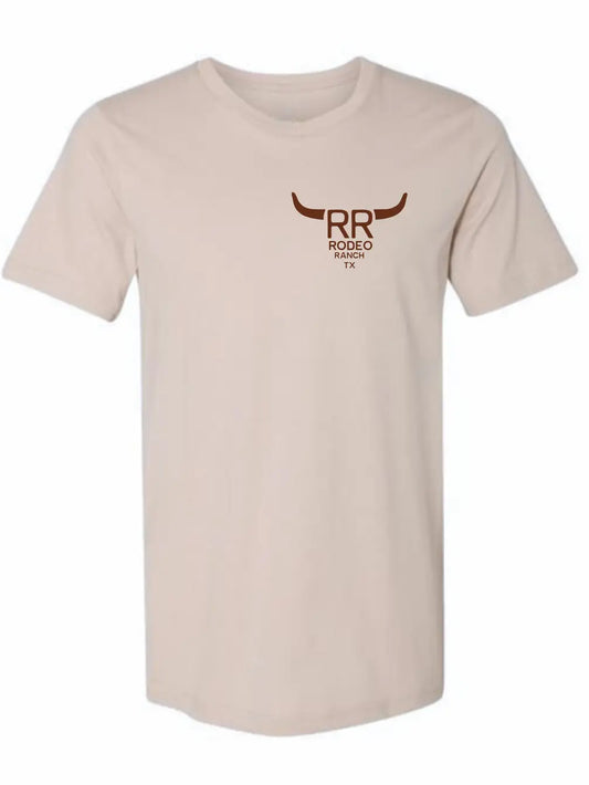 Rodeo Ranch Stamp Bull Mark T-Shirt - Tan