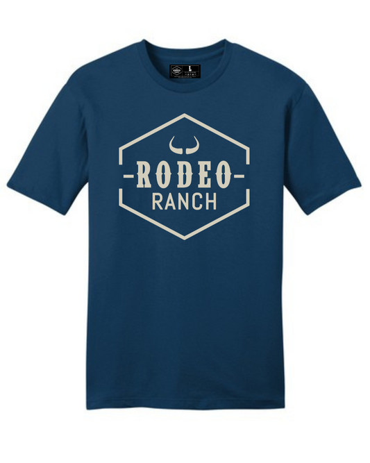 Rodeo Ranch Classic Logo Short Sleeve Shirt - Neptune Blue