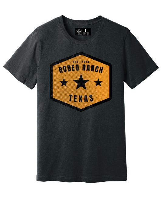 Rodeo Ranch Shield Short Sleeve Shirt - Heather Dark Grey