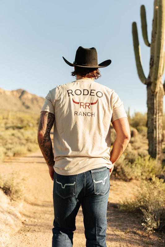 Rodeo Ranch Heritage Bull Mark T-Shirt – Tan