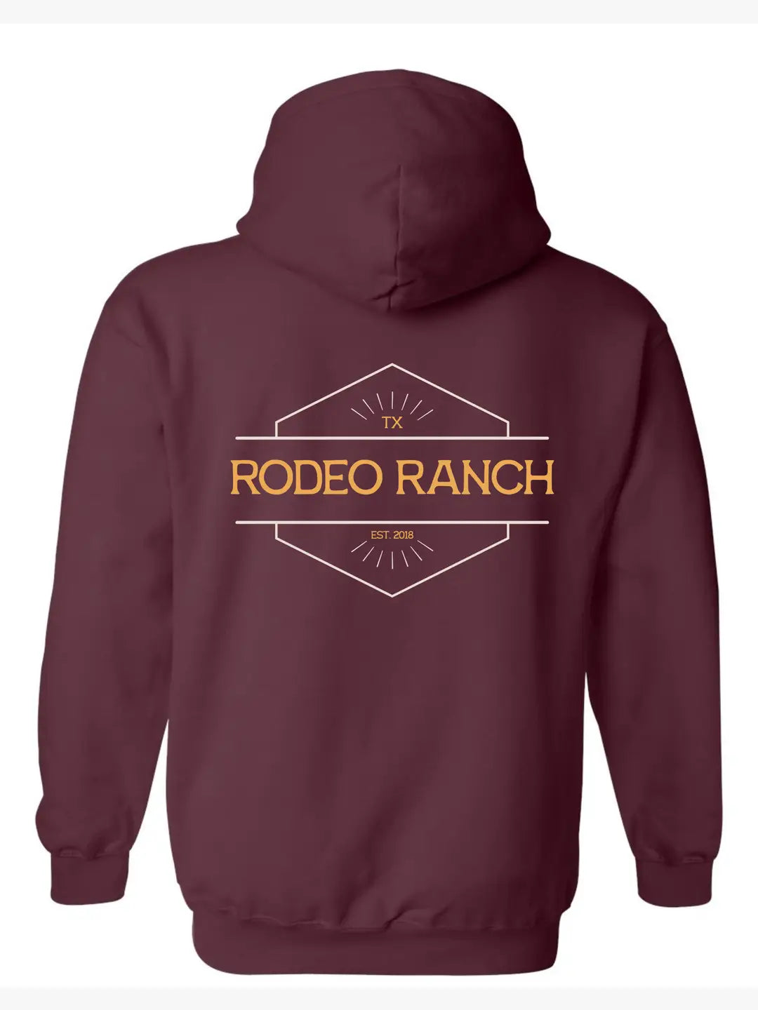 Rodeo Ranch Sundown Hoodie – Maroon