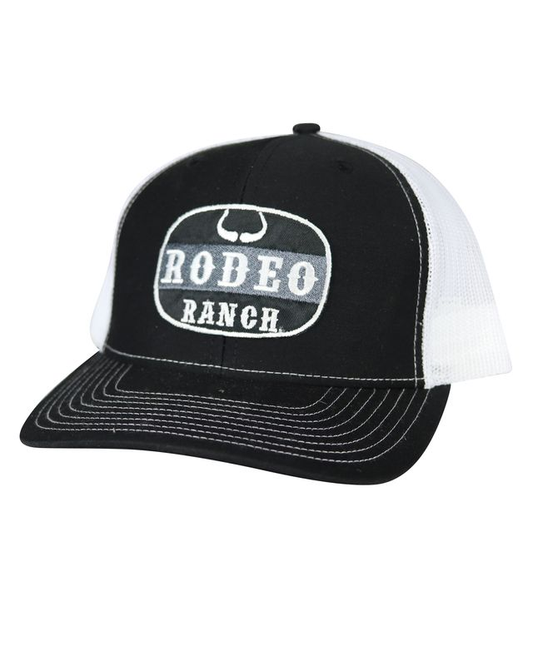 Rodeo Ranch Stockyards Hat - Black and White