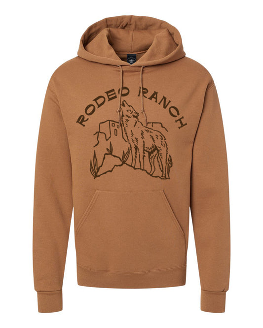Rodeo Ranch Coyote Hoodie - Golden Pecan