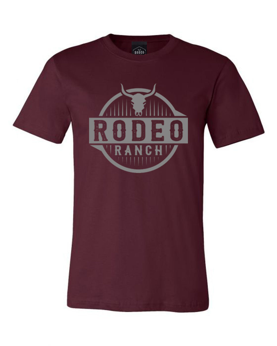 Rodeo Ranch Sharp Steer Short Sleeve Shirt - Maroon