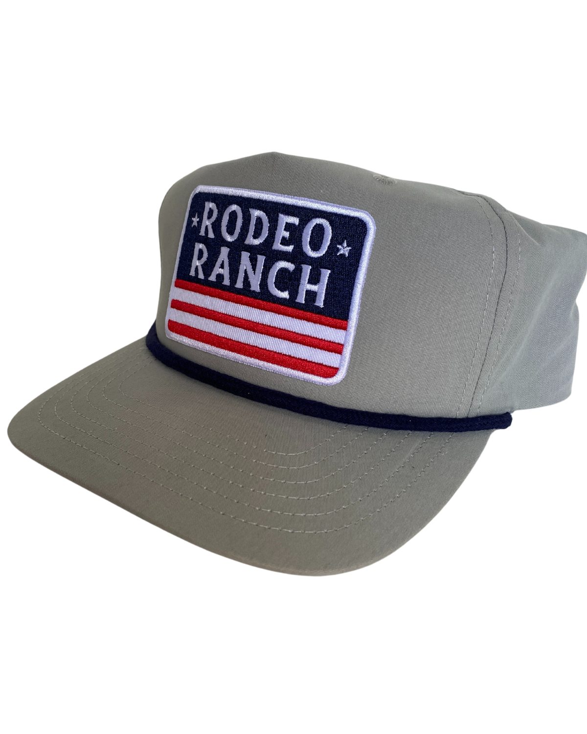 Rodeo Ranch Flag Golf Hat - Stone