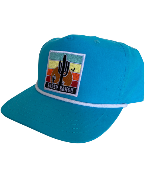 Rodeo Ranch Zona Golf Hat - Turquoise