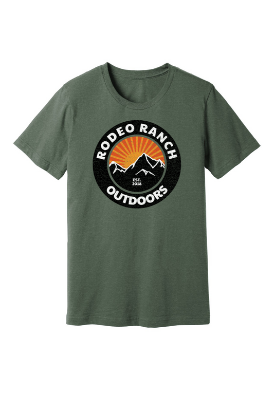Kids and Toddler Rodeo Ranch Outdoors Mountains - Heather Military Green
