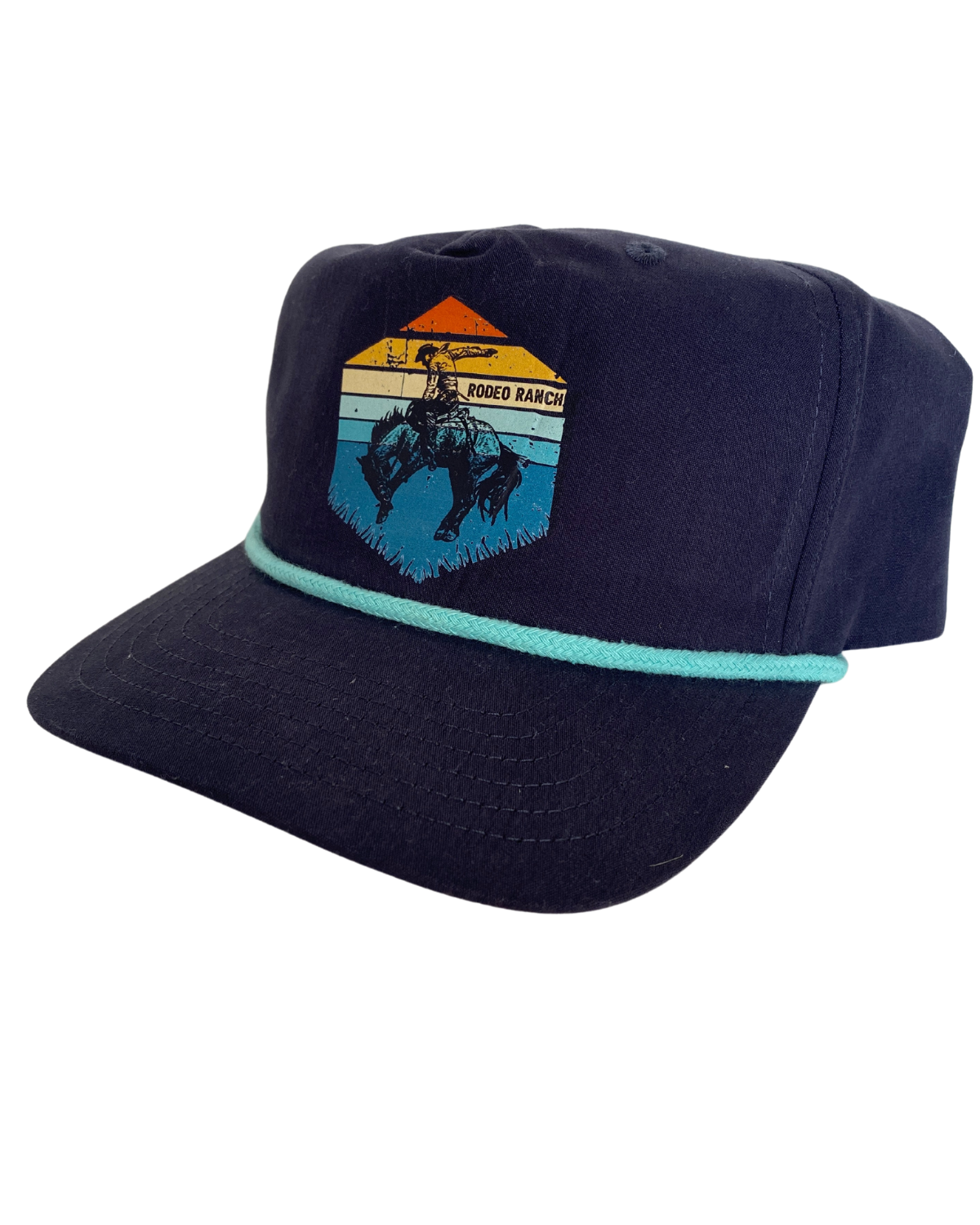 Rodeo Ranch Retro Sunset Golf Hat - Navy – Rodeo Ranch Wholesale