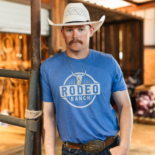 Rodeo Ranch Sharp Steer Short Sleeve Shirt - Royal