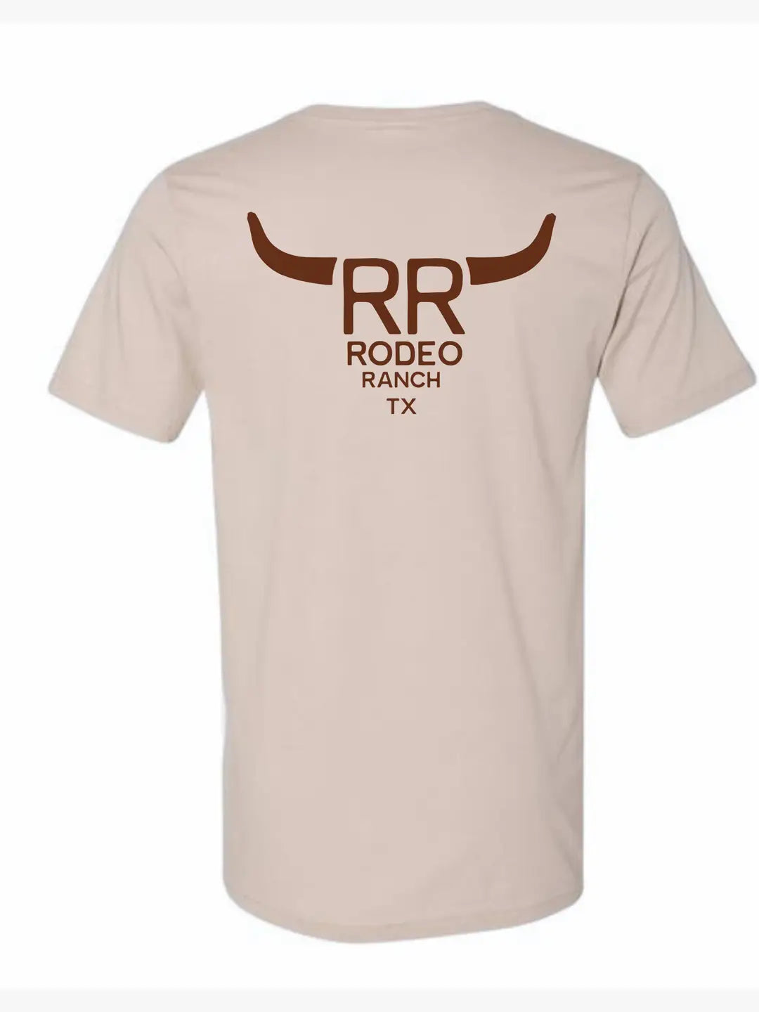 Rodeo Ranch Stamp Bull Mark T-Shirt - Tan