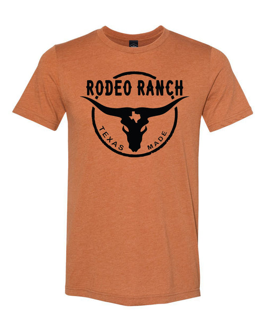 Rodeo Ranch Retro Texas Made Short Sleeve Shirt - Heather Autumn