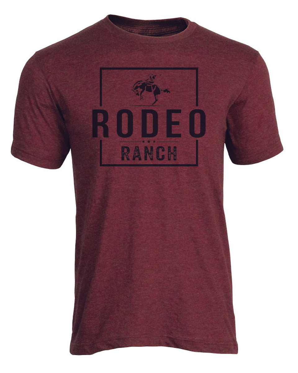 Rodeo Ranch Bucker Shirt - Heather Maroon