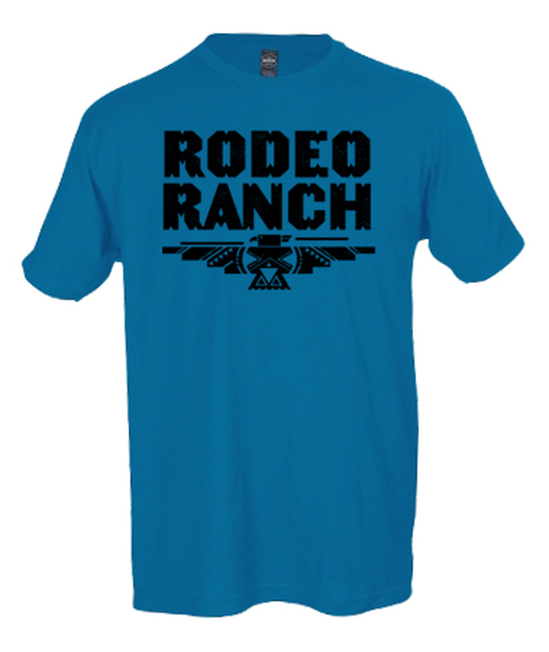 Rodeo Ranch Thunderbird Short Sleeve Shirt - Turquoise