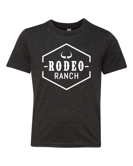 Rodeo Ranch Kids Classic Logo Short Sleeve Shirt - Black