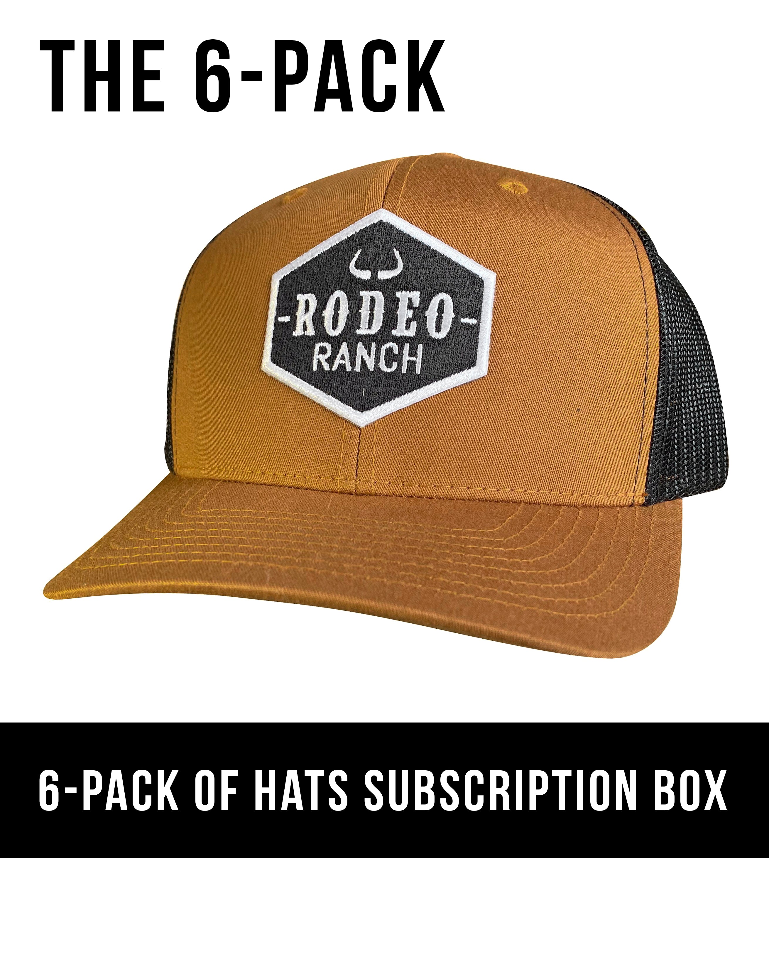 Rodeo Ranch 6 Pack of Caps Subscription Box – Rodeo Ranch Wholesale
