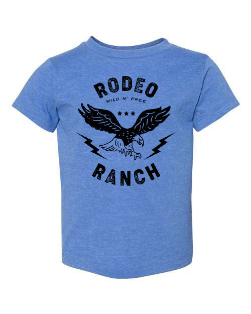 Rodeo Ranch Toddler Eagle Shirt - Indigo