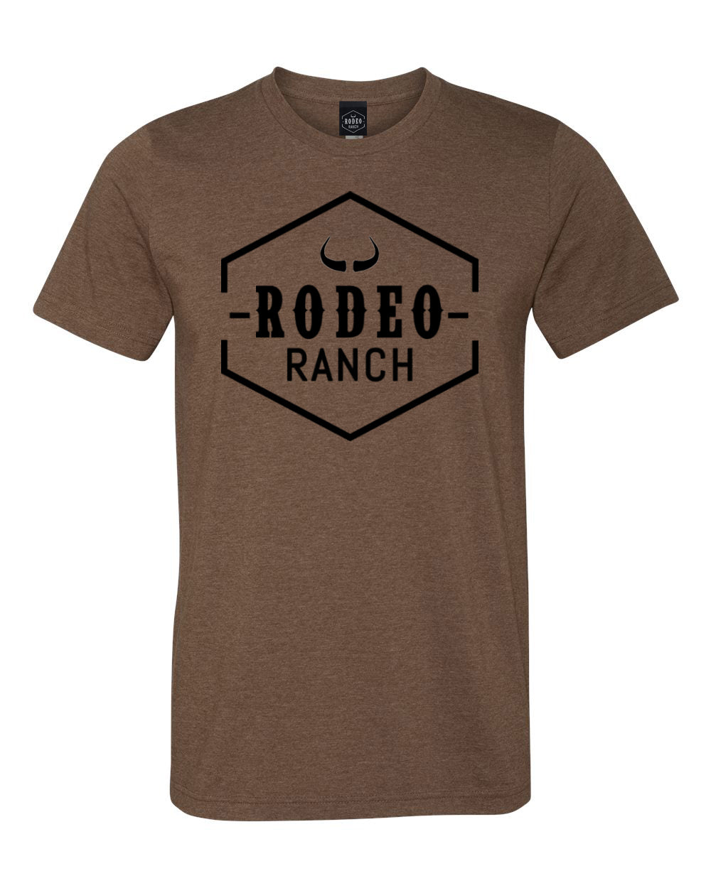 Rodeo Ranch Classic Logo Short Sleeve Shirt - Heather Brown