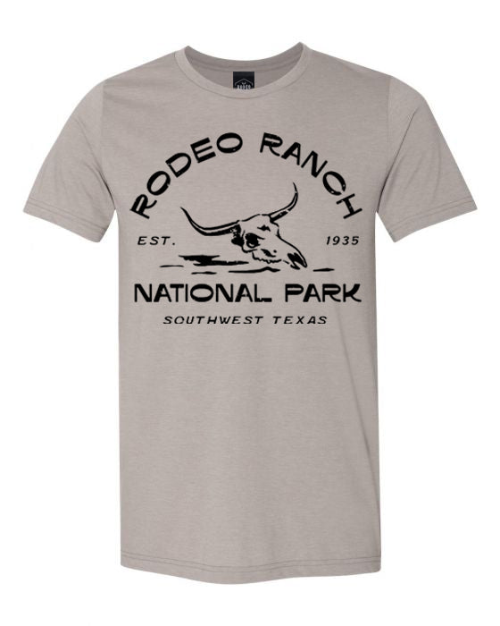 Rodeo Ranch National Park Short Sleeve Shirt - Heather Stone