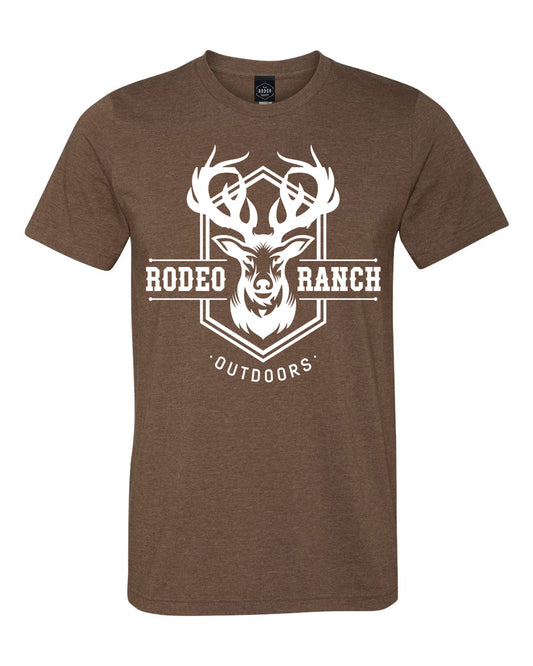 Rodeo Ranch Outdoors Short Sleeve Shirt - Heather Brown